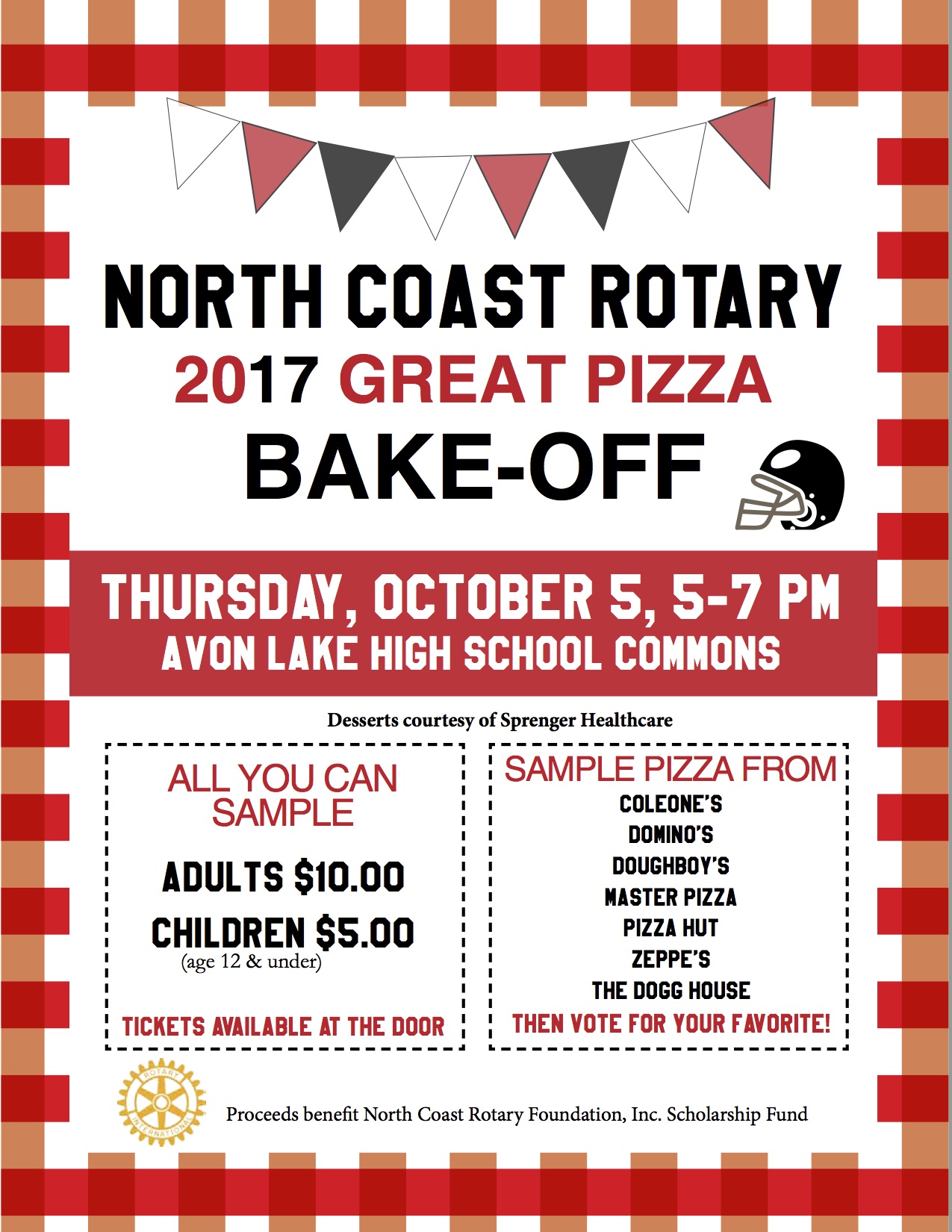 2017 Rotary_ALHS_Pizza Bake Off_Fall Flyer_2017
